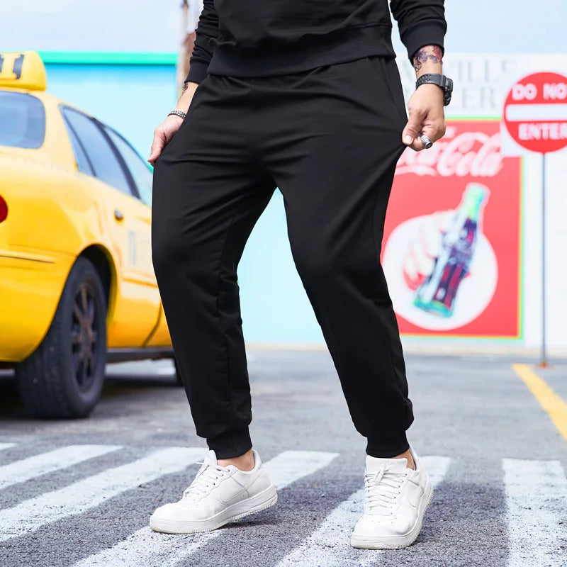 Pantalon de Jogging Homme Grande Taille – Coupe Droite ou Resserrée aux Chevilles
