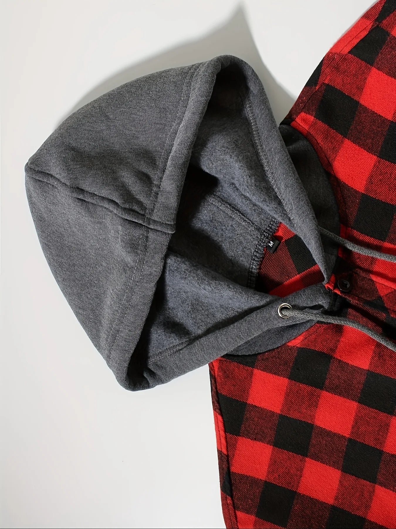 Surchemise Homme Grande Taille – Capuche, Fermeture Boutons
